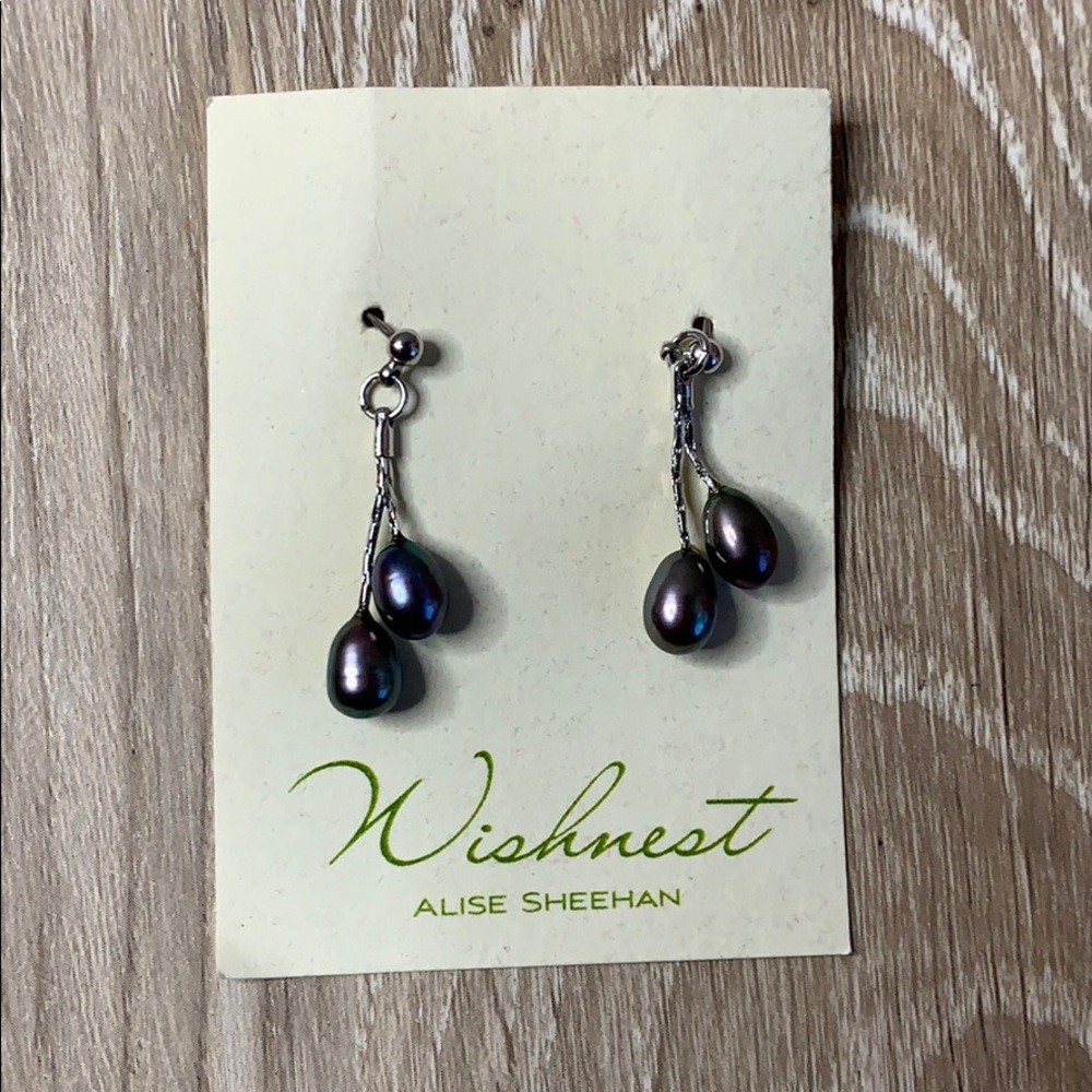 Faux Pearl Earrings